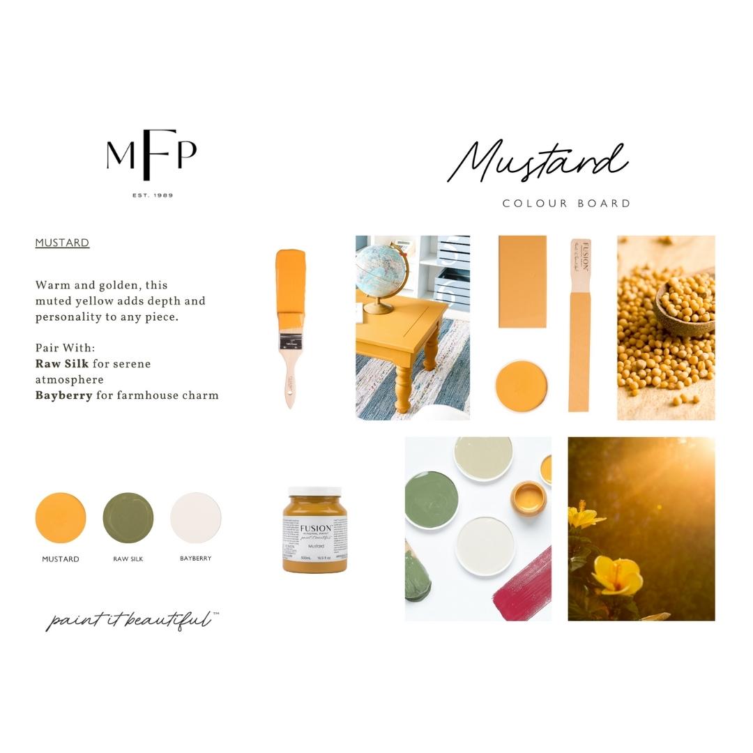 Mustard | Fusion™ Mineral Paint | Sinapinkeltainen mineraalimaali